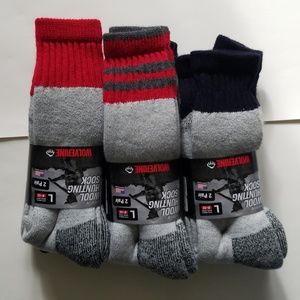 Wolverine Merino wool men boot socks Large 2 pair
